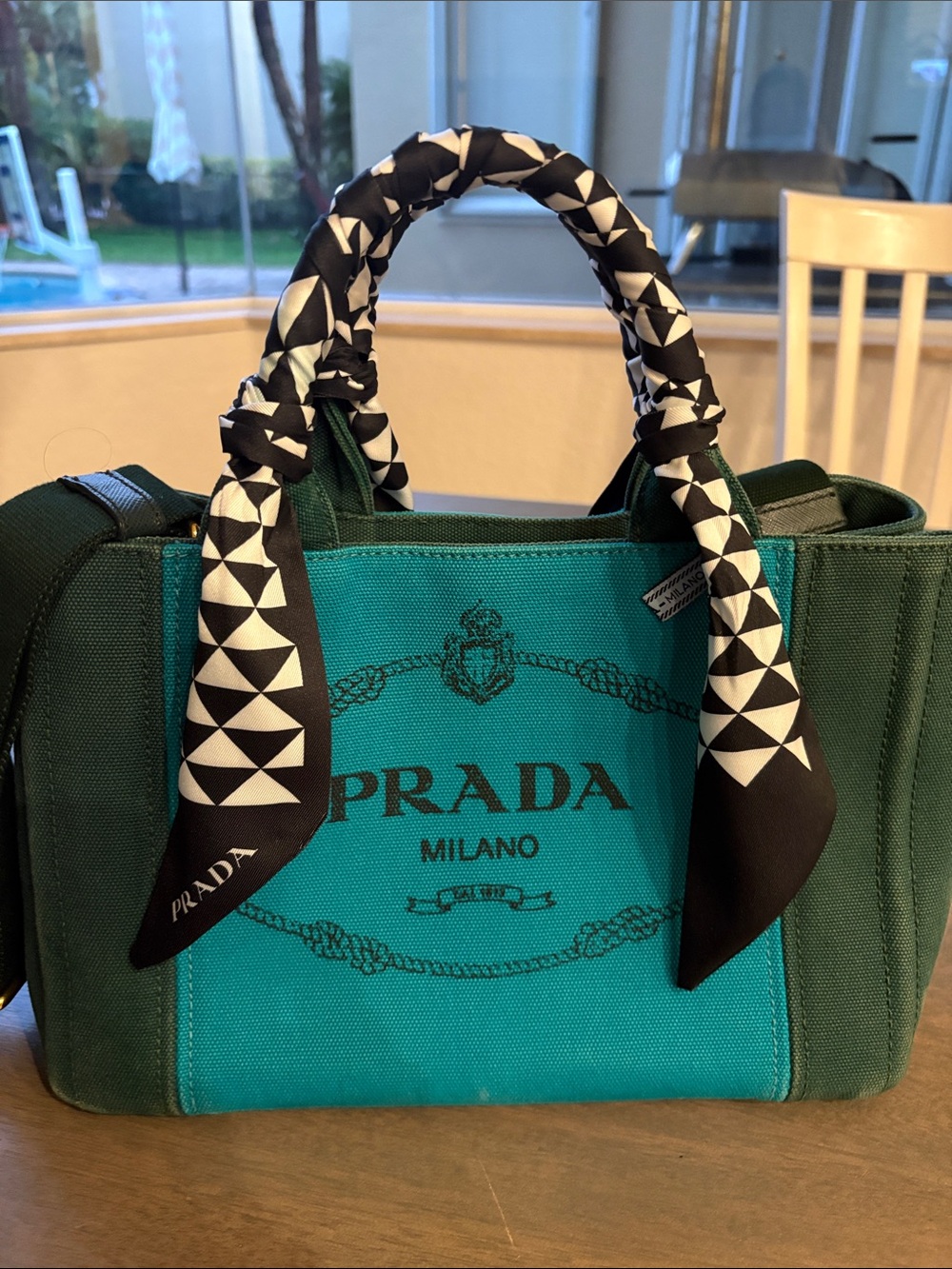 Prada Canapa Tote Bag